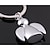 ieftine Brelocuri Cadou-Oțel inoxidabil Favoruri Keychain-1 Piece / Set Brelocuri Personalizat Argintiu