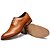 abordables Oxfords Homme-Homme Chaussures Cuir Printemps Eté Automne Hiver Confort Nouveauté Oxfords Lacet Pour Décontracté Soirée &amp; Evénement Noir Marron