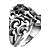 abordables Bague Homme-Bague de Phalange Homme Géométrique Acier inoxydable Aigle Personnalisé Punk Bagues Tendance Bijoux Argent pour Halloween Plein Air