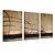 cheap Abstract Paintings-Hand-Painted Abstract Fantasy Horizontal, Modern Canvas Oil Painting Home Decoration Three Panels