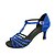 cheap Dance Shoes-Women&#039;s Latin Shoes / Salsa Shoes Satin Buckle Sandal Buckle Customized Heel Customizable Dance Shoes Almond / Nude / Bronze