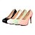 cheap Women&#039;s Heels-Women&#039;s Synthetic Spring / Summer / Fall Basic Pump Stiletto Heel Black / Pink / Bronze / Dress / 2-3