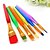 cheap Bakeware-6 Colorful Tip Nylon Child Paint Brushes Nail Brush for Cake Fondant Cream