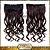 cheap Clip in Extensions-5 Clips Wavy Light Brown (#6) Synthetic Hair Clip In Hair Extensions For Ladies more colors available