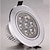 tanie Oświetlenie podtynkowe LED-5 szt. 7 W Żarówki punktowe LED LED Ceilling Light Recessed Downlight 7 Koraliki LED LED wysokiej mocy Dekoracyjna Ciepła biel Zimna biel 175-265 V / ROHS / 90
