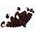 Недорогие Накладки из волос, окрашенных в стиле Омбре-4 Связки Бразильские волосы Крупные кудри Натуральные волосы Precolored ткет волос 8-12 дюймовый Ткет человеческих волос Горячая распродажа Расширения человеческих волос