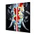 billige Abstrakte malerier-Hang malte oljemaleri Håndmalte - Pop Kunst Moderne Inkluder indre ramme / Stretched Canvas