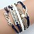 cheap Bracelets-KAILA The New Fashion Women Woven  Vintage / Cute / Party / Casual Alloy / Fabric / Leather Braided/Cord Bracelet
