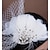 お買い得  結婚式のかぶと-成人用 フラワーガール 羽毛 ラインストーン シフォン ファブリック ネット かぶと-結婚式 パーティー ヘッドドレス 1個