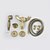 baratos Смесители для ванны-Bathtub Faucet - Antique Antique Brass Wall Mounted Ceramic Valve Bath Shower Mixer Taps / Single Handle Two Holes