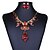 cheap Jewelry Sets-Women&#039;s Jewelry Set - Zircon Bohemian, Fashion, Statement Include Purple / Red / Blue For Party / Daily / Casual / Earrings / Necklace