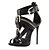 preiswerte Absatzschuhe für Damen-Damen Sandalen Cross-Strap Sandalen Übergrössen High Heel Sandalen Stöckelabsatz Komfort Kleid Party &amp; Abend Büro &amp; Karriere Kunstleder Frühling Sommer Weiß Schwarz