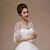 cheap Wraps &amp; Shawls-Sleeveless Capelets Lace Wedding / Party Evening / Casual Wedding  Wraps With Rhinestone