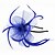 cheap Fascinators-Feather / Net Fascinators / Headwear with Floral 1PC Wedding / Special Occasion / Ladies Day Headpiece