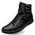 cheap Men&#039;s Sneakers-Men&#039;s Novelty Shoes Leather Spring / Fall Comfort Slip Resistant Black