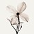 cheap Prints-E-HOME® Stretched Canvas Art Transparent Flowers Decorative Painting Set of 3