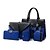 cheap Bag Sets-Women&#039;s Bags PU Leather Tote Card &amp; ID Holder Coin Purse 5 Pieces Purse Set Geometric Bag Sets Wedding Event / Party Casual White Black Blue Gold
