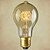billige Glødelamper-1pc 40W E27 E26/E27 E26 A60(A19) Hvit 2300 K Glødende Vintage Edison lyspære Glødelampe AC110-240 AC 110-220 AC 110-130V AC 220-240V V