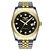 levne Náramkové hodinky-GUANQIN Pánské Náramkové hodinky Automatické natahování LED Kalendář Voděodolné Nerez Kapela Retro StříbroZlatá Zlatá / bílá Zlatá +