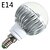 olcso Izzók-YWXLIGHT® LED gömbbúrás izzók 540 lm E14 B22 E26 / E27 G60 1 LED gyöngyök Nagyteljesítményű LED Tompítható Távvezérlésű RGB 85-265 V / 1 db. / RoHs / CE