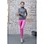 abordables Nouvelle dans-Femme Taille haute Collant Running Athlétique Sport Sous Vêtement Collants Legging Yoga Fitness Entraînement de gym Exercice Séchage rapide Couleur Pleine Rouge Grise Bleu