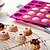 cheap Cake Molds-20-Cav Mini Savarin Cake Mold Muffin Cupcake Mold Silicone Baking Tray