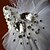お買い得  結婚式のかぶと-成人用 フラワーガール 羽毛 ラインストーン シフォン ファブリック ネット かぶと-結婚式 パーティー ヘッドドレス 1個