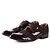 baratos Sapatos Oxford para Homem-Masculino Conforto Inovador Courino Primavera Verão Outono Inverno Casual Festas &amp; Noite Cadarço Rasteiro Preto Marron