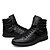 cheap Men&#039;s Sneakers-Men&#039;s Novelty Shoes Leather Spring / Fall Comfort Slip Resistant Black