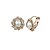 cheap Earrings-Women&#039;s Hoop Earrings - Flower Classic Gold / Silver For Party