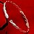 ieftine Brățări Romane-Pentru femei Brățări Bantă Brățară Vintage Răsucit femei De Bază Plastic Bijuterii brățară Argintiu Pentru Casual Zilnic Sport