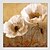 billige Blomster-/botaniske malerier-Hang malte oljemaleri Håndmalte - Blomstret / Botanisk Moderne Europeisk Stil Kun Maling