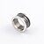 abordables Bijoux homme-Anneau Alliance Bague Homme Acier au titane Plaqué or Mode Bagues Tendance Bijoux Noir Or / Noir Argent / Noir pour Mariage Soirée Quotidien Décontracté Sports Mascarade