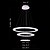 abordables Éclairages circulaires-UMEI™ 71 CM(28.4 Inch) LED Lampe suspendue Acrylique Cercle Anneau Finitions Peintes Moderne contemporain 90-240V