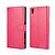 cheap Phone Cases &amp; Covers-Case For Sony Xperia Z5 / Sony Xperia Z3 Compact / Sony Xperia M2 Sony Xperia Z3 Compact / Sony Xperia Z5 / Sony Xperia Z5 Compact Wallet / Card Holder / with Stand Full Body Cases Solid Colored Hard