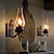 cheap LED Wall Lights-Lightinthebox Wall Lamp Retro Vintage Rustic Glass Wall Scone for Bedroom Bedside Industrial Wall Light LED Fixtures Aisle Staircase Lamps