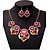 cheap Jewelry Sets-Jewelry Set Beads Statement Ladies Vintage Party Work European Cubic Zirconia Earrings Jewelry Rainbow For Wedding Masquerade Engagement Party Prom Promise 1 set / Necklace