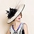 preiswerte Partyhut-Hüte Flachs Bowler / Cloche Hut Zylinder Sinamay-Hut Hochzeit Elegant Romantisch Dame Mit Kopfschmuck Kopfbedeckung