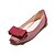 cheap Women&#039;s Flats-Women&#039;s Shoes Fleece / Fabric Flat Heel Ballerina / Square Toe Flats Dress / Casual Black / Burgundy