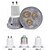 baratos Lâmpadas-1pç Lâmpadas de Foco de LED 180lm GU10 GU5.3 E26 / E27 3 Contas LED LED de Alta Potência Decorativa Branco Quente Branco Frio Branco Natural 110-240 V / 1 pç / RoHs