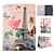 cheap Tablet Cases&amp;Screen Protectors-Case For iPad Air Card Holder with Stand Pattern Full Body Cases Eiffel Tower PU Leather for iPad Air