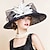 cheap Party Hats-Flax Kentucky Derby Hat / Hats with Flower 1 Piece Horse Race / Ladies Day Headpiece
