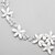 tanie Collares-Crystal White White White Necklace Jewelry for Wedding Party Birthday Engagement