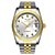 levne Náramkové hodinky-GUANQIN Pánské Náramkové hodinky Automatické natahování LED Kalendář Voděodolné Nerez Kapela Retro StříbroZlatá Zlatá / bílá Zlatá +