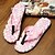 cheap Women&#039;s Slippers &amp; Flip-Flops-Women&#039;s Shoes PVC Flat Heel Flip Flops Slippers Outdoor Pink / Purple