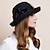 abordables Sombreros de fiesta-Lana Sombrero Derby De Kentucky / Sombreros / Para la Cabeza con Flor 1pc Boda / Ocasión especial / Casual Celada