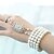 cheap Bracelets-Women&#039;s Bracelet Stylish Rhinestone Bracelet Jewelry White For Wedding Party / Evening Event / Party Dailywear
