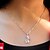 cheap Necklaces-Women&#039;s Crystal Pendant Horse Unicorn Ladies Fashion Sterling Silver Crystal Alloy Silver Necklace Jewelry For Daily Casual Sports