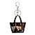 billige Nøgleringe-2016 sort akryl nøglering tegneserie maleri smykker håndtaske bil nøglering kvinder holder nøglering engros gave