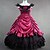 tanie Sukienki w stylu Lolita-Gothic Lolita Steampunk® Satyna Damskie Sukienki Cosplay Bez rękawów Długi Długość